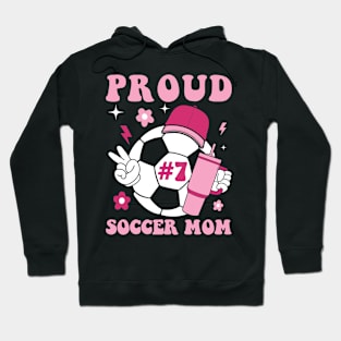 Proud Soccer Mom with any number gift for boy and girl Hoodie